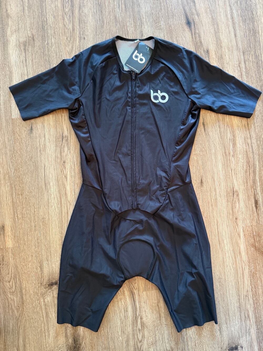 Bicycle Booth Black Tri-Suit Cycling Gear Size XS NWT